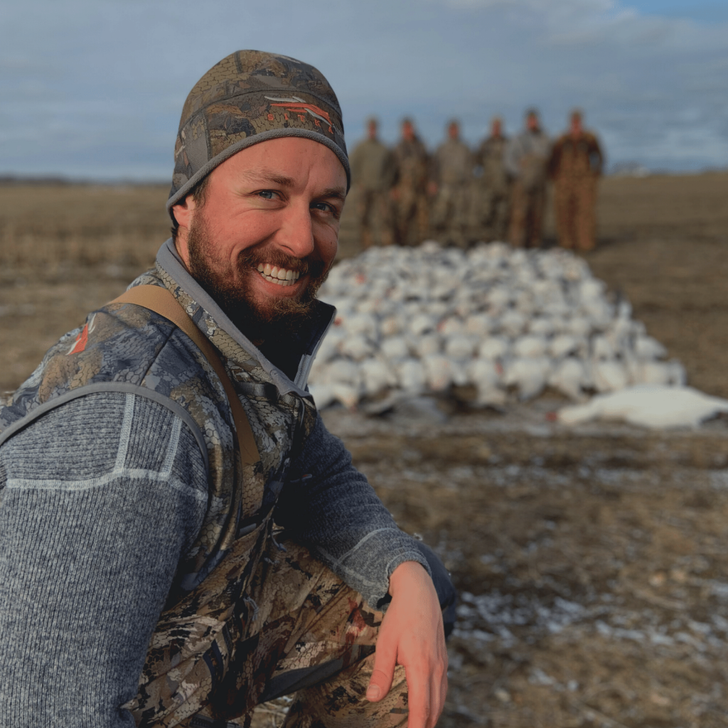 Guided snow goose hunting